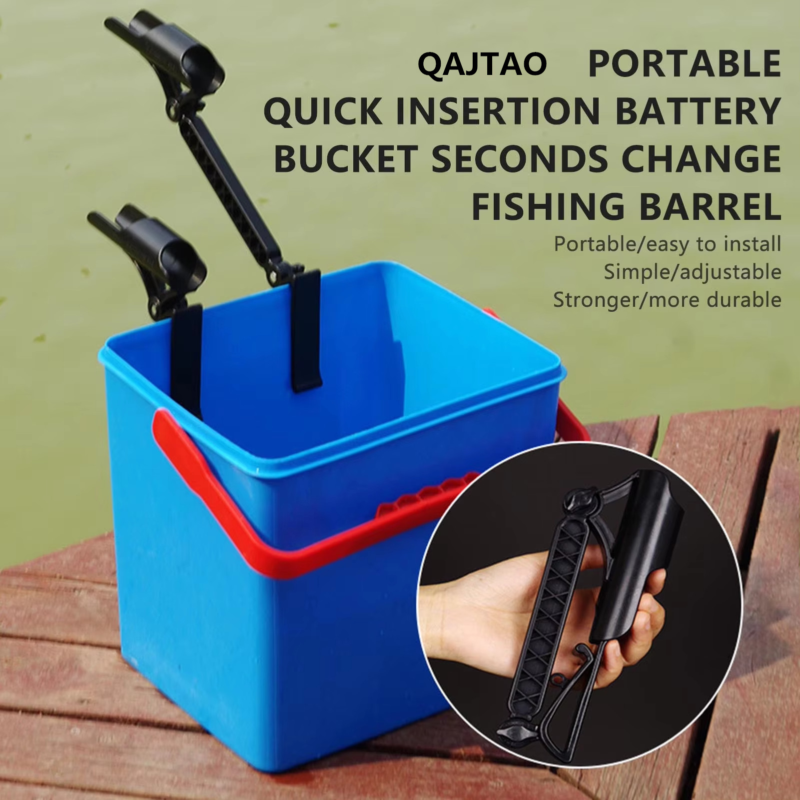 QAJTAO 10-25cm fishing rod rac - Fishing Rod Ice recension och pris