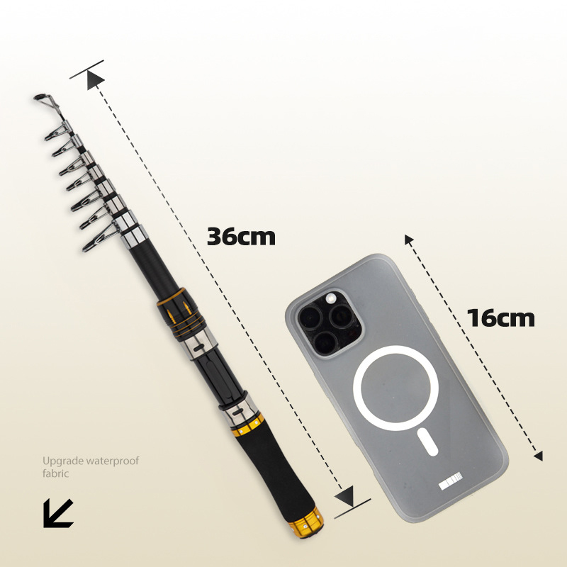 Carbon Fiber Fishing Rod 2.1m  - Fishing Rod Combo recension och pris