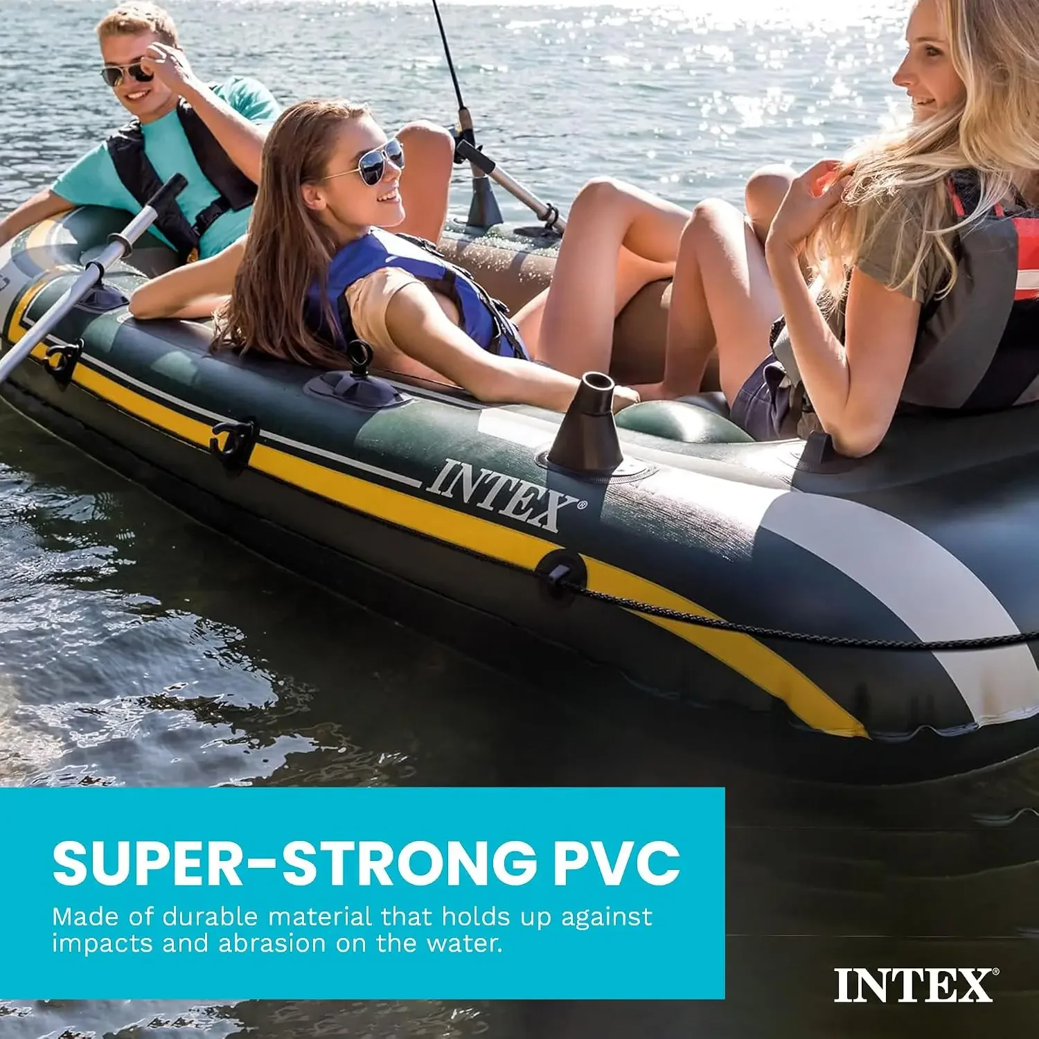 INTEX 66332EP Seahawk 2 Inflat - Fishing Rod Holder recension och pris