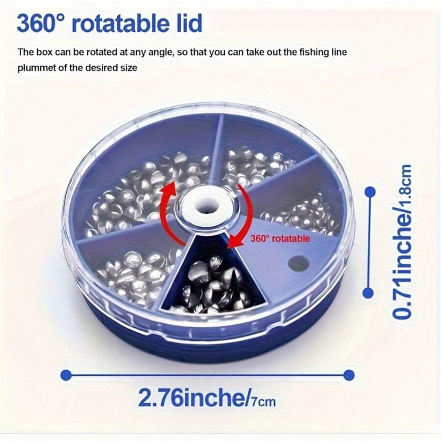 1pcs Round Box Containing 60g  - Fishing Rod Building Kit recension och pris